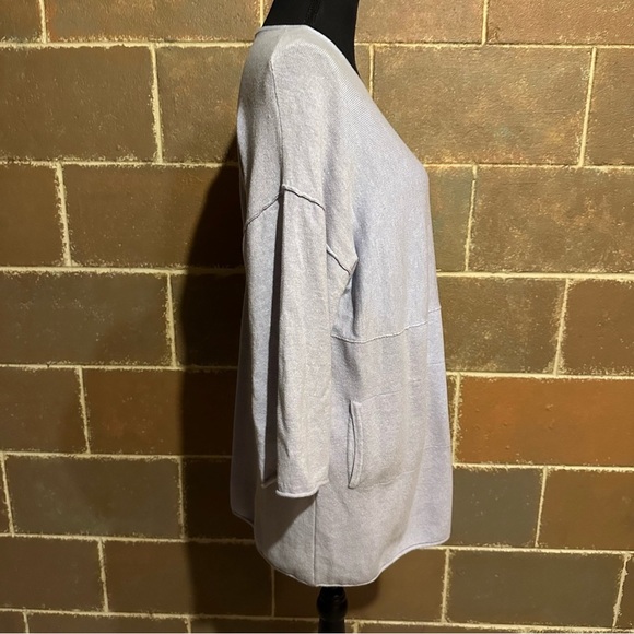 Pure Jill Cashmere Blend Lavender Long Line Tunic Sweater Women's S Small - Picture 4 of 8